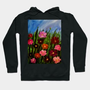 burst of color of wildflowers Hoodie